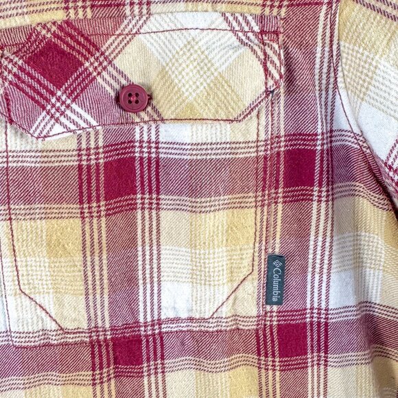 Florida State Seminoles Shirt Men XL Red Gold Plaid Flannel Columbia Outdoor FSU - Picture 5 of 13